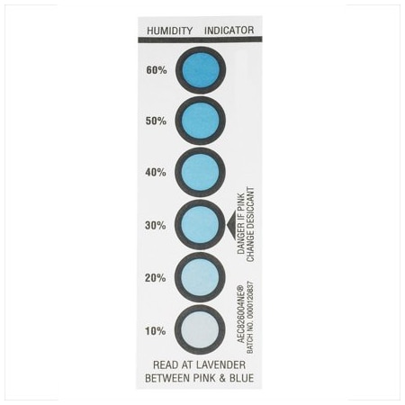Bsc Preferred 1 9/16 x 4 3/4'' 10-20-30-40-50-60% Humidity Indicators, 200PK BUY00029945
